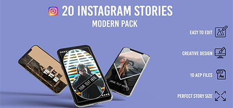 20 Modern Instagram Stories Pack