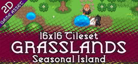 Grasslands 4 Seasons 16x16 pixelart tileset