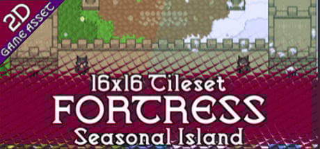 Fortress 16x16 pixelart tileset