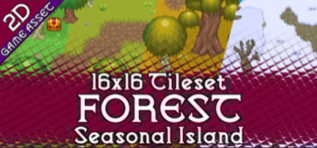 Forest 4 Seasons 16x16 pixelart tileset