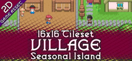 Village with Seasons 16x16 pixelart tileset