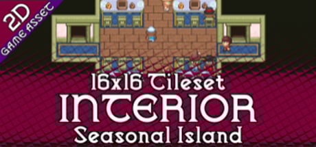 Houses Interior 16x16 Pixelart Tileset