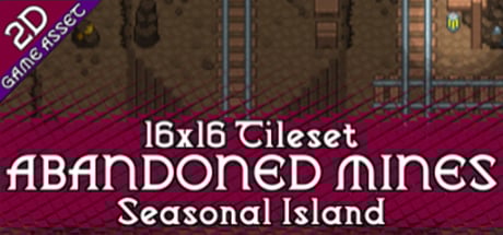 Abandoned Mines 16x16 pixelart tileset