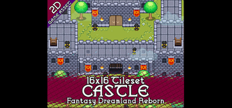 Castle 16x16 Tileset - Fantasy Dreamland Reborn