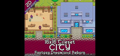 City 16x16 Tileset - Fantasy Dreamland Reborn
