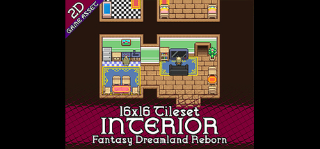 Interior 16x16 Tileset - Fantasy Dreamland Reborn