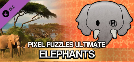 Jigsaw Puzzle Pack - Pixel Puzzles Ultimate: Elephants