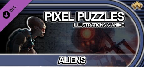 Pixel Puzzles Illustrations & Anime - Jigsaw Pack: Aliens