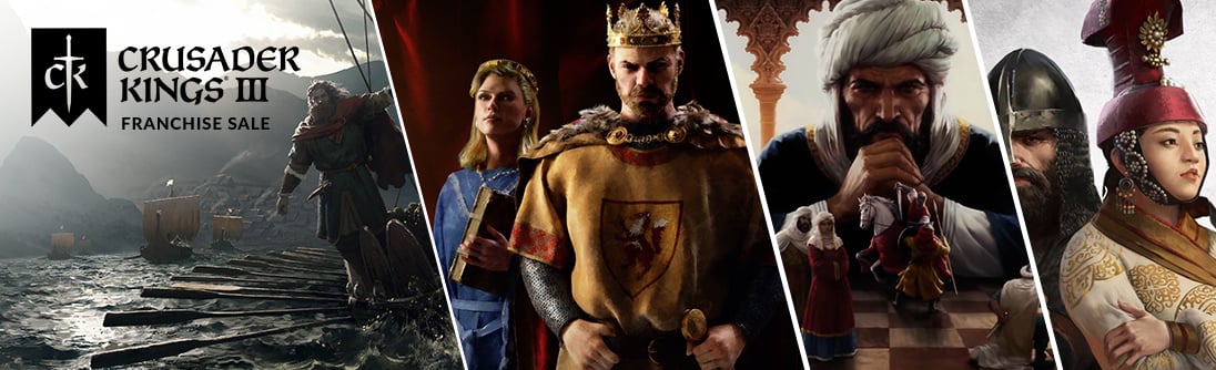 Crusader Kings III Franchise Sale, up to 72% OFF banner img