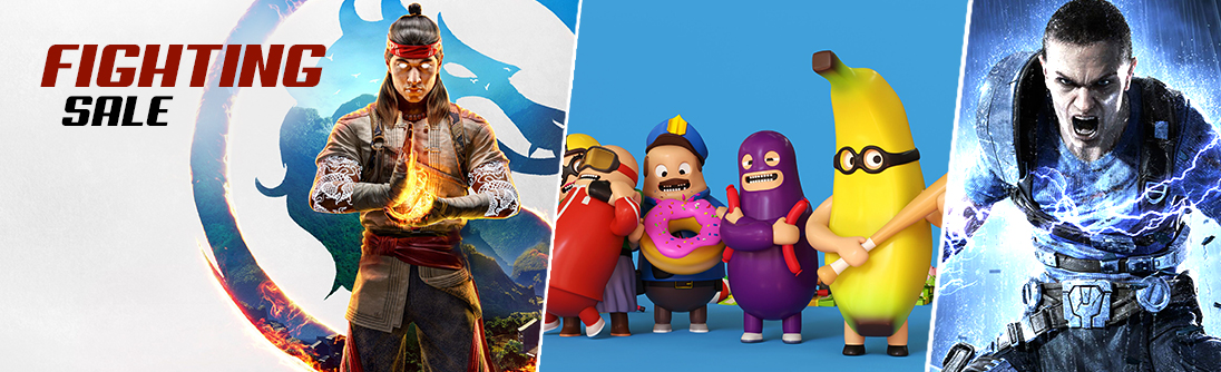 Fighting Sale, titles up to 92% OFF banner img
