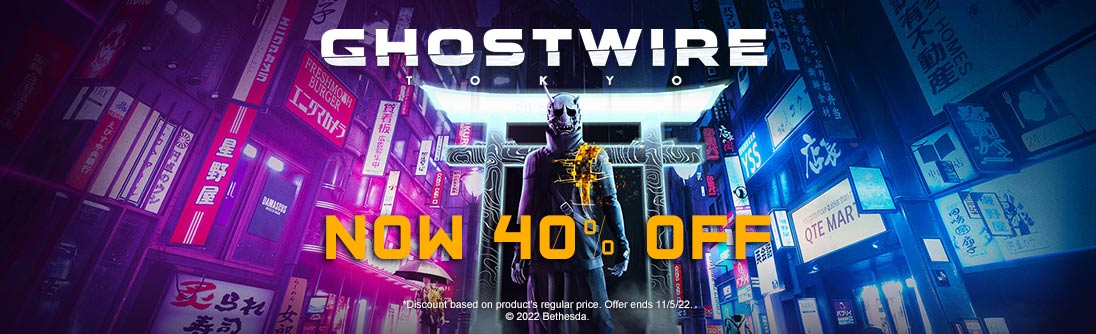Ghostwire: Tokyo Deal of the Week banner img