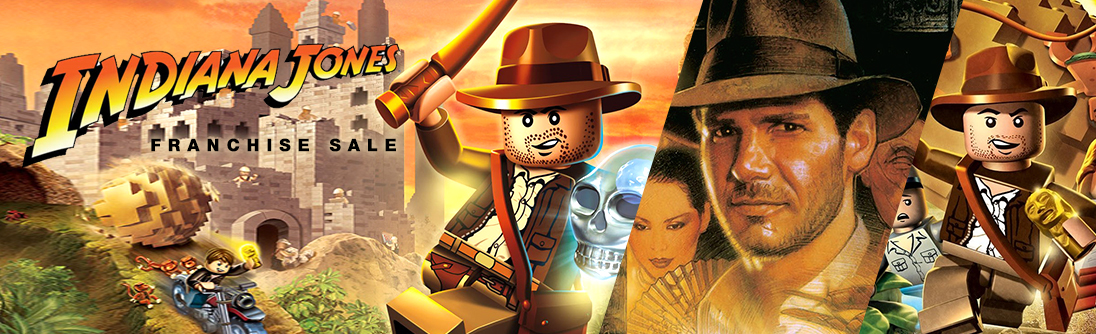 Indiana Jones Franchise Sale, all titles 75% OFF banner img