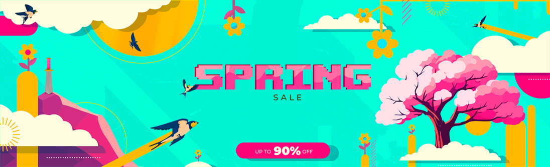 Plug In Digital Spring Sale, up to 90% OFF banner img