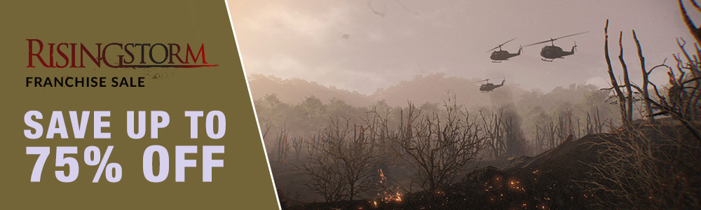 Rising Storm Franchise Sale, up to 75% off  banner img