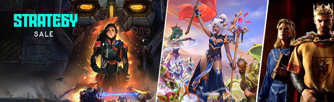 Strategy Sale, up to 92% OFF banner img