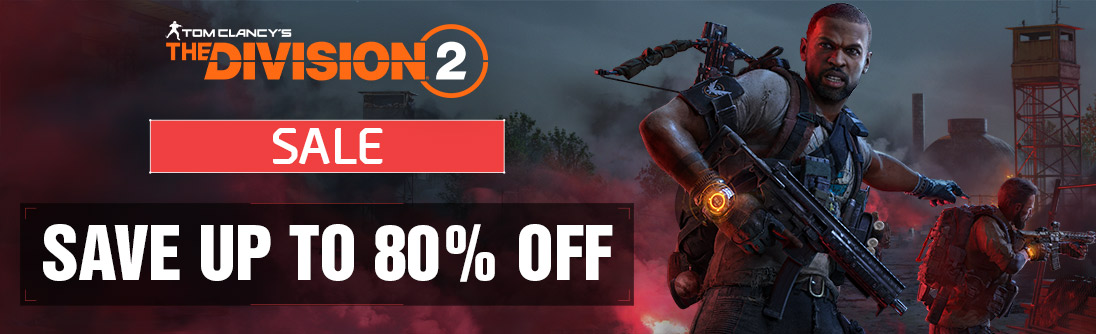 The Division 2 Sale, up to 80% OFF banner img