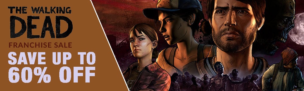 The Walking Dead Franchise Sale, up to 60% OFF banner img