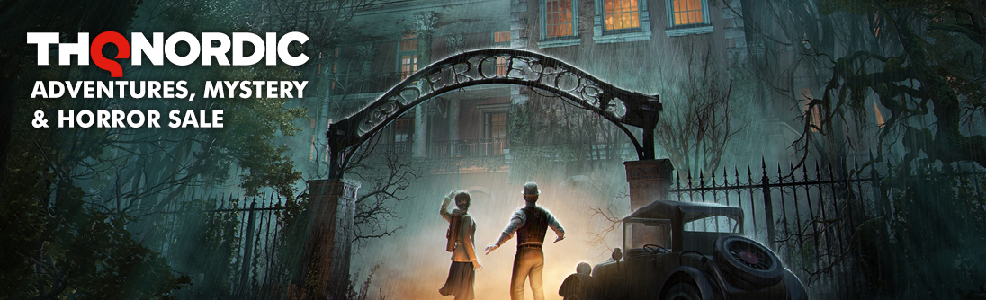 THQ NORDIC Adventures, Mystery & Horror Sale, up to 80% OFF banner img