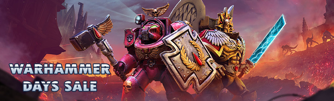 Warhammer Days Sale, up to 90% banner img