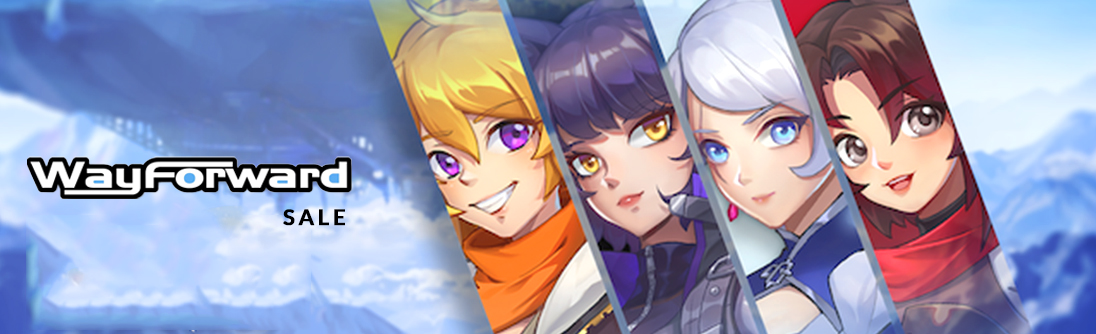 WayForward Sale, up to 75% banner img