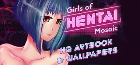 Girls of Hentai Mosaic - HQ Artbook & Wallpapers Steam Key cover art