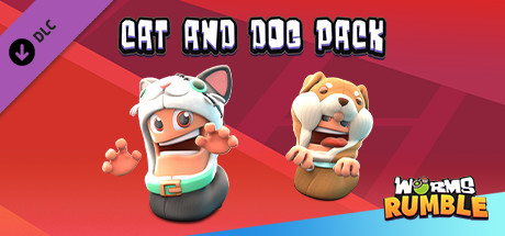 Videogame Worms Rumble – Cats & Dogs Double Pack