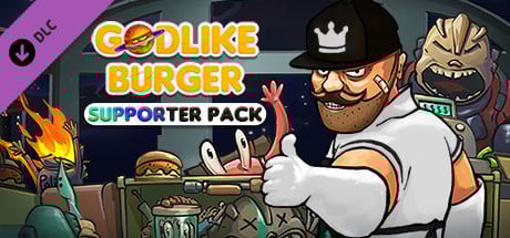 Godlike Burger - Supporter Pack Steam Key cover art