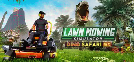 Lawn Mowing Simulator - Dino Safari Steam Key cover art