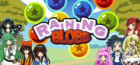 Videogame Raining Blobs