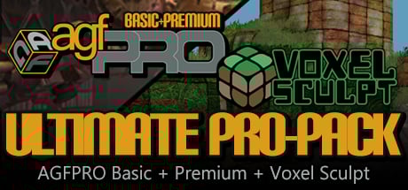 Axis Game Factory's AGFPRO + Voxel Sculpt + PREMIUM Bundle Steam Key cover art