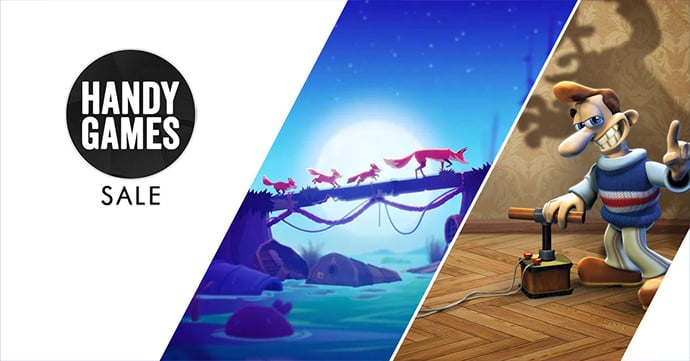 Awesome game titles from Handy Games such as Giana Sisters Twisted Bundle, Pile Up!, SPITLINGS and more. image
