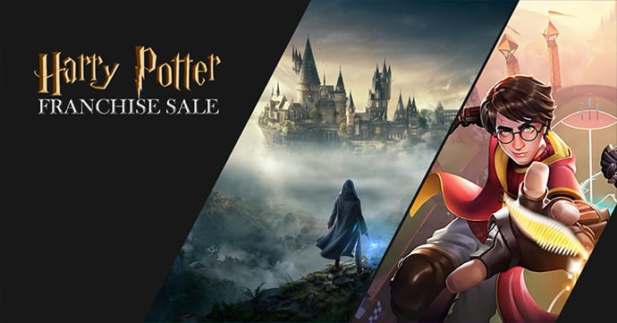 Step into the Harry Potter and save big during the Harry Potter Week Sale! Whether you're reliving the magic with the LEGO Harry Potter Collection, flying high in Quidditch Champions, or exploring Hogwarts in Hogwarts Legacy, there's something for every witch and wizard. image