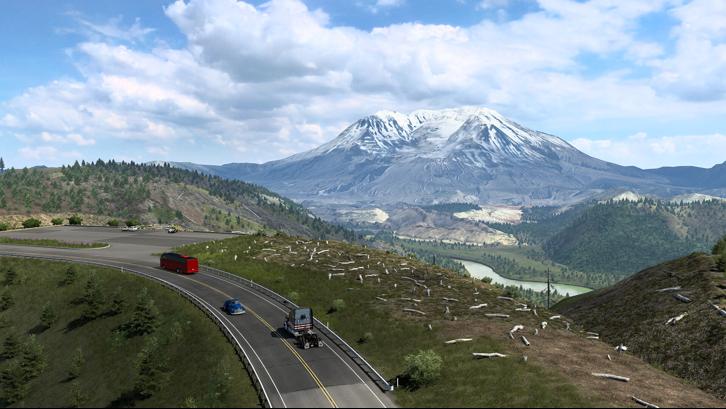 American Truck Simulator - Washington Steam Key screenshot from the video game thumbnail 4