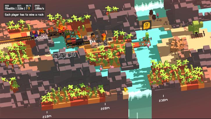 Unrailed! Steam Key screenshot from the video game thumbnail 2