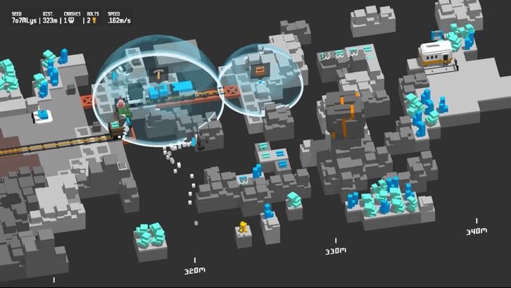 Unrailed! Steam Key screenshot from the video game thumbnail 7