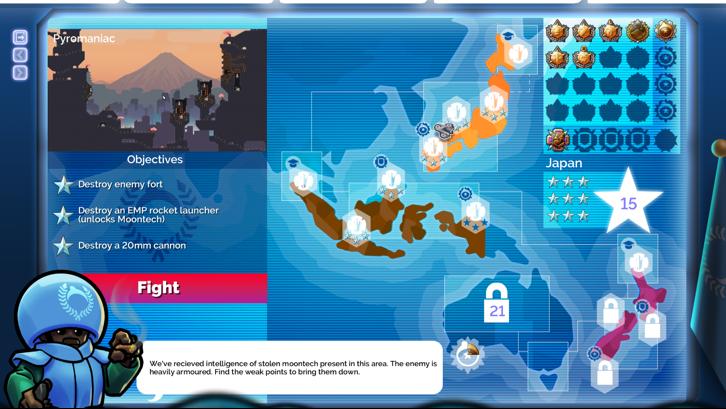 Forts - Moonshot Steam Key screenshot from the video game thumbnail 7