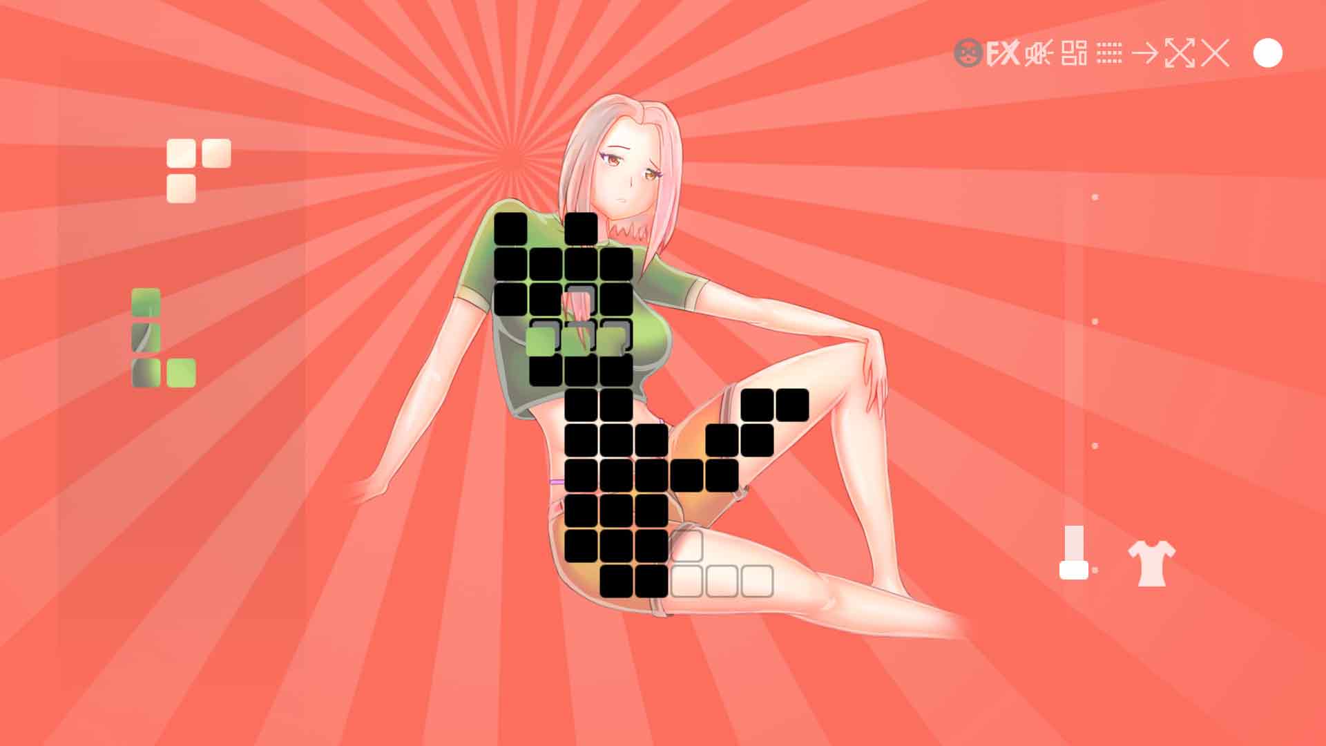 Topless Hentai Mosaic image