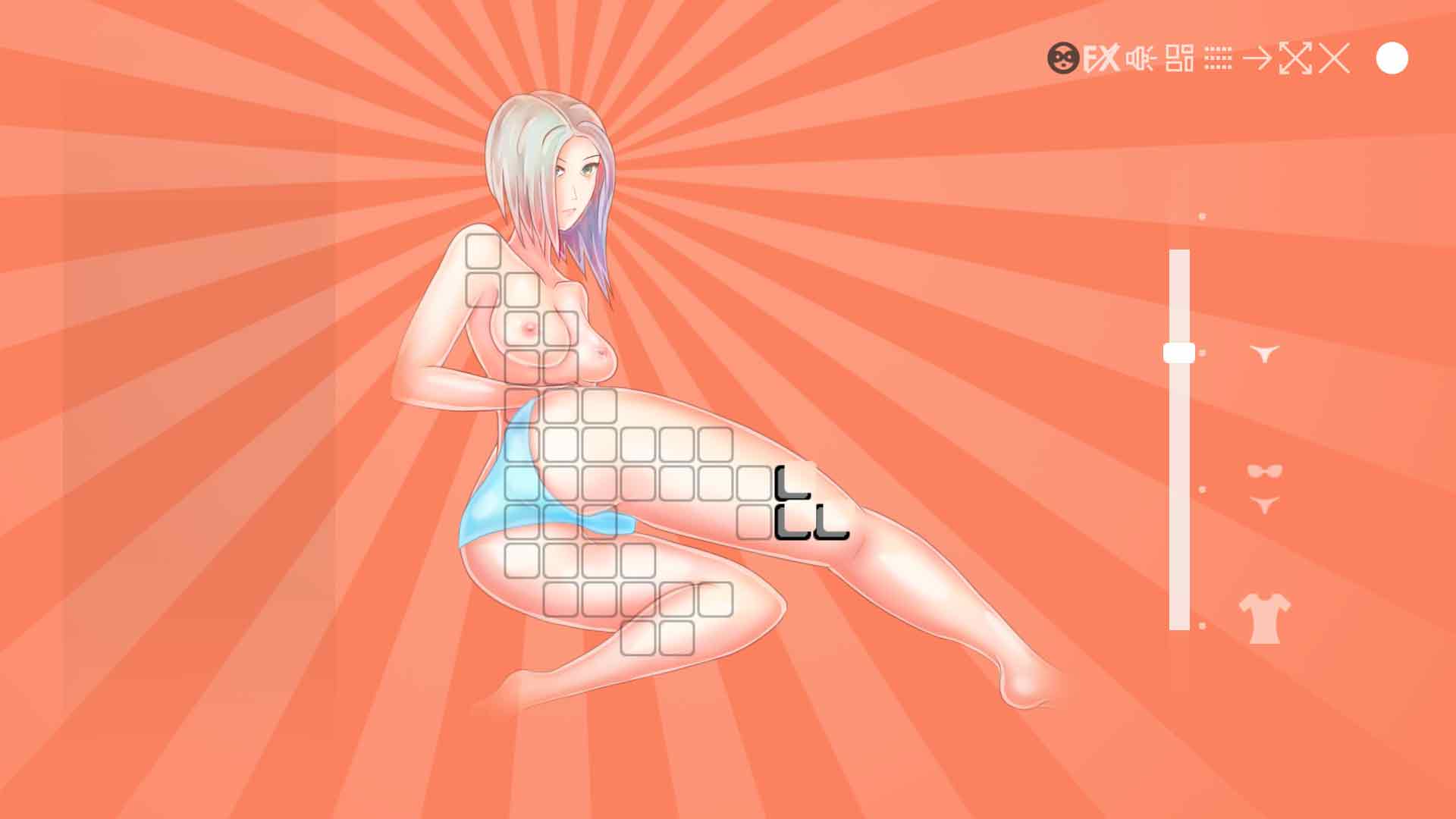 Topless Hentai Mosaic image