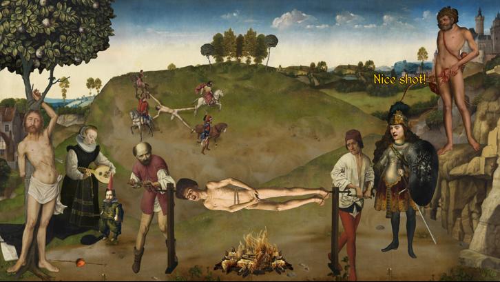 The Procession to Calvary image