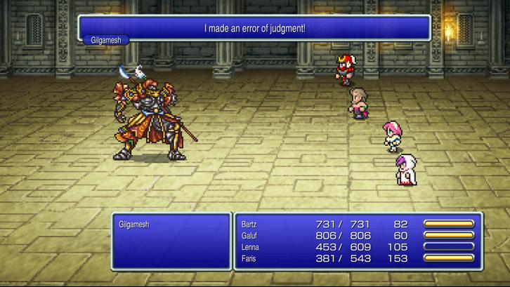 FINAL FANTASY V Steam Key screenshot from the video game thumbnail 4