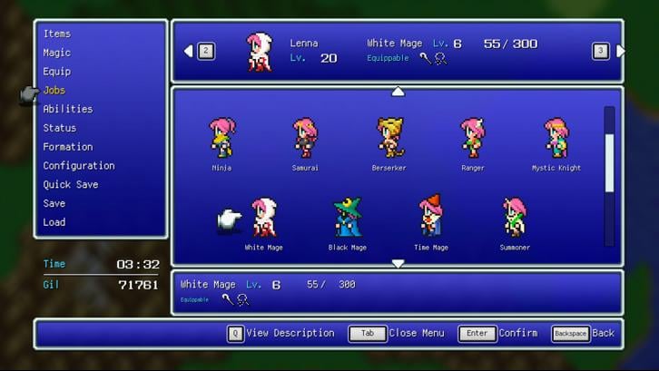 FINAL FANTASY V Steam Key screenshot from the video game thumbnail 6