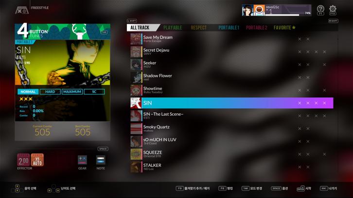 DJMAX RESPECT V - UNLOCK SONG PACK Steam Key screenshot from the video game thumbnail 4