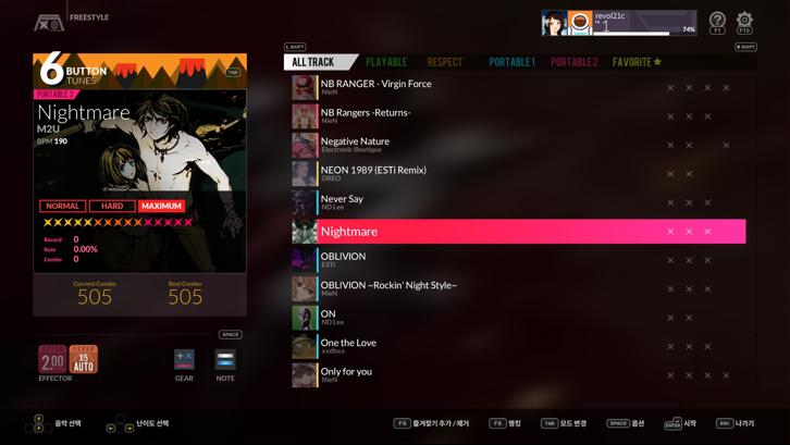DJMAX RESPECT V - UNLOCK SONG PACK Steam Key screenshot from the video game thumbnail 6