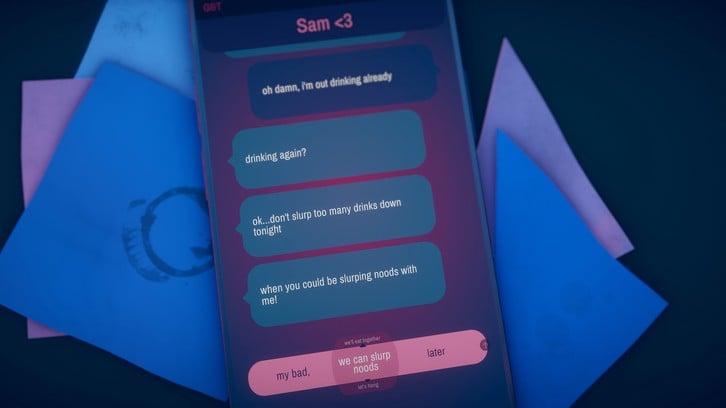 We should talk. image