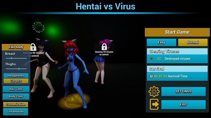 Hentai vs Virus: I Am Waifu image
