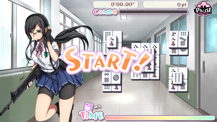 Bishoujo Battle Mahjong Solitaire image