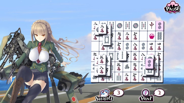 Bishoujo Battle Mahjong Solitaire image