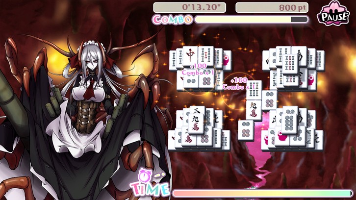 Bishoujo Battle Mahjong Solitaire image