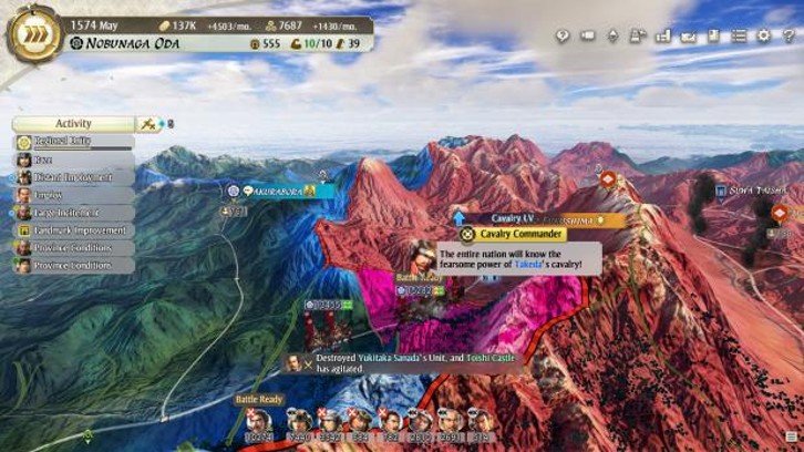 NOBUNAGA'S AMBITION: Awakening Digital Deluxe Edition Steam Key screenshot from the video game thumbnail 3