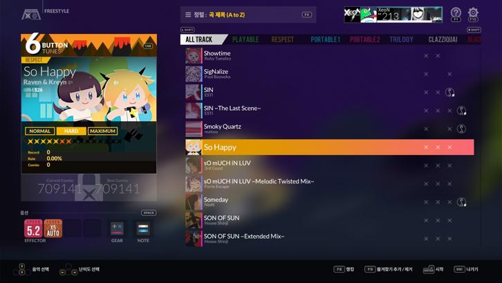 DJMAX RESPECT V - So Happy Gear Pack Steam Key screenshot from the video game thumbnail 2